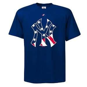  New York Yankees Stars and Stripes Logo T Shirt by 