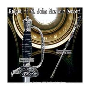  33  Templar Crusader Knight of St. John Masonic Sword 