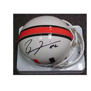  Autographed Ray Lewis Mini Helmet   Miami Hurricanes 