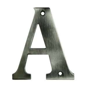   Bronze 4 Solid Brass Residential Letter A Patio, Lawn & Garden