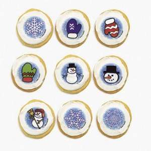 Winter Mini Edible Images   Candy & Cooking  Grocery 