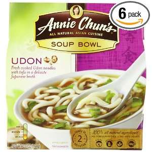 Annie Chuns Udon Soup Noodle Bowl, 5.9 Ounce Bowls (Pack of 6)