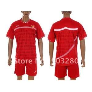   sevilla red away home soccer jersey football uniform Sports
