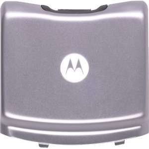  Motorola OEM V3m XT Silver Battery Door Electronics