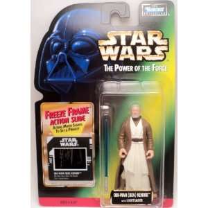  POTF2 Obi Wan Kenobi FREEZE FRAME C8/9 Toys & Games