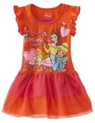 Disney Girls 4 6x Princess Netting Ruffle Dress