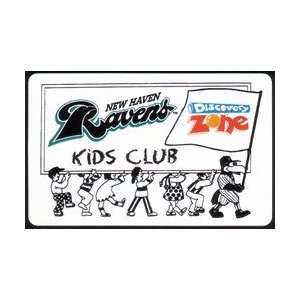 Collectible Phone Card 3u Discovery Zone   New Haven Ravens Kids Club