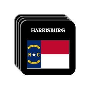US State Flag   HARRISBURG, North Carolina (NC) Set of 4 Mini Mousepad 