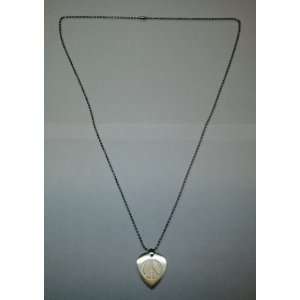  Innersoul Peace Sign Guitar Pick Necklace 