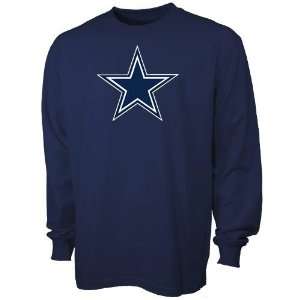  Dallas Cowboys Youth Logo Premier Navy Long Sleeve T Shirt 