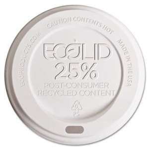 Eco Lid 25% Recycled Content Hot Cup Lid, Fits 10 20 oz Cups, 1000 