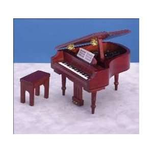 Doll House Miniature Piano w/ Bench Toys & Games