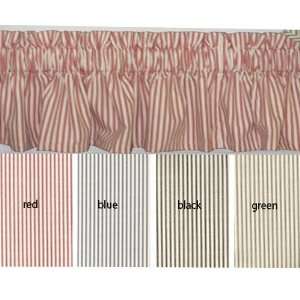  Ticking Stripe Tailored Valance By Ellis Curtain