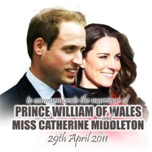  Prince William Kate Royal Wedding Magnet