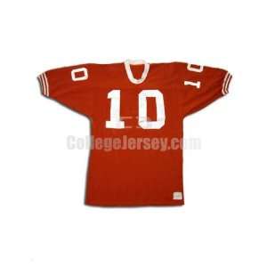  Brown No. 10 Game Used UTEP Football Jersey (SIZE L 