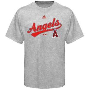  adidas Los Angeles Angels of Anaheim Preschool Ash Script 