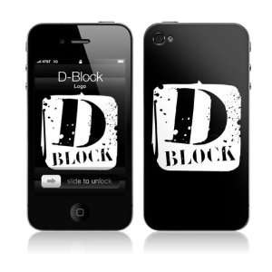  Music Skins MS DBLK10133 iPhone 4  D Block  Logo Skin 