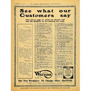  1918 Ad Swastika Agent World War I Watsons Camera House   Original 