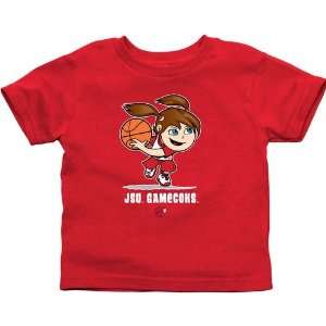   Gamecocks Infant Girls Basketball T Shirt   Red