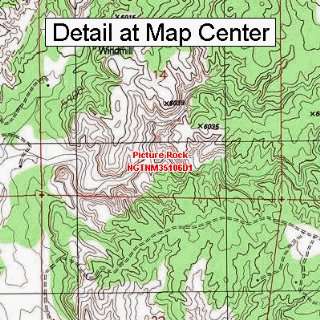  USGS Topographic Quadrangle Map   Picture Rock, New Mexico 