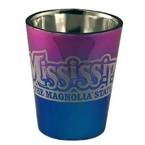  Mississippi Shot Glass 2.25H X 2 W Electro Bubble Case 