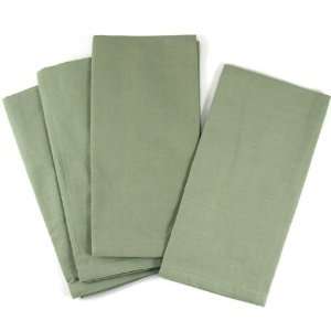 Sable Green Cotton Napkins, Set Of 12 