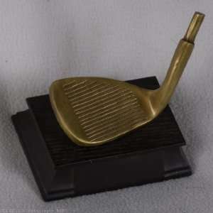  Brass Golf Iron Figurine 