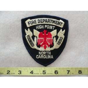  High Point North Carolina Fire Department Patch 