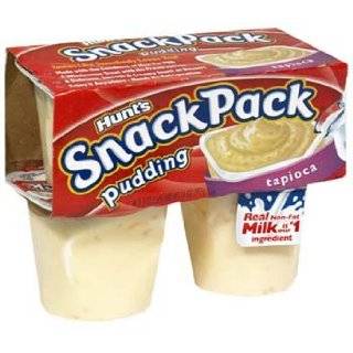 Hunts Tapioca Pudding Snack Pack 4 pk