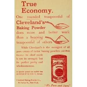   Baking Powder Co Kitchen Food Product   Original Print Ad Home
