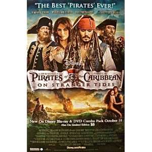com Pirates of the Caribbean ~ on Stranger Tides ~ Original 26x40 DVD 
