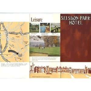  Selsdon Park Hotel & Golf Course Brochure Surrey 