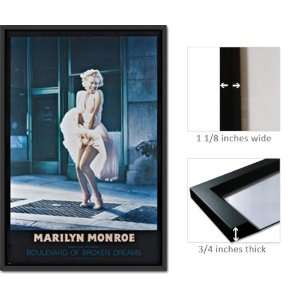   Framed Marilyn Monroe Blvd Broken Dreams Poster Fr1516