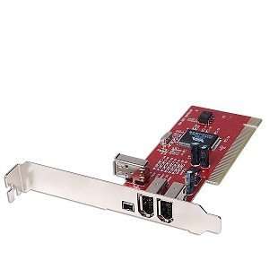   VT6306 3+1 Port IEEE 1394 FireWire PCI Controller Card Electronics