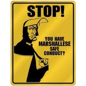New  Stop   You Have Marshallese Safe Conduct  Marshall Islands 