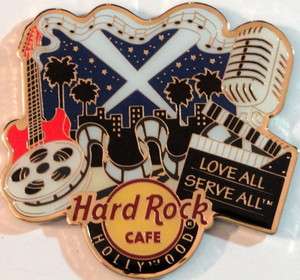 Hard Rock Cafe HOLLYWOOD UNIVERSAL City T MAGNET ALTERNATIVE Style 