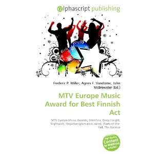  MTV Europe Music Award for Best Finnish Act (9786134153409 