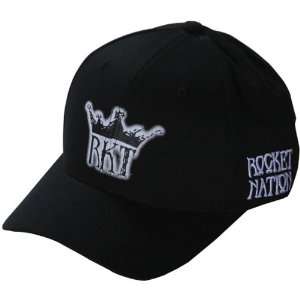  Joe Rocket King Mens Flexfit Casual Wear Hat   Black 