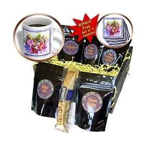 Susan Brown Designs Flower Themes   Colorful Flowers Bouquet   Coffee 
