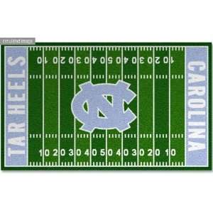  North Carolina Tar Heels 3 ft. x 5 ft. Football Field Area Rug Sports