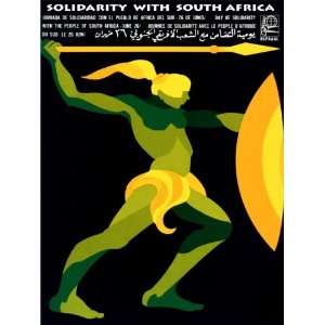   Day of World Solidarity withSouth Africa Anti Apartheid.1970 Socialism