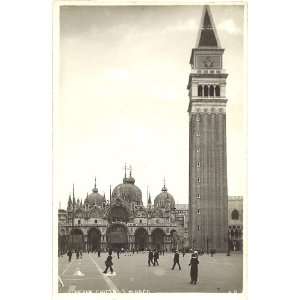   1920s Vintage Postcard Cheisa San Marco Venice Italy 