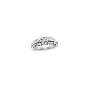  ZALES Diamond Engagement Ring in 10K White Gold 1/2 CT. T 