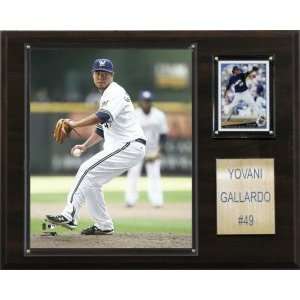 Milwaukee Brewers Yovani Gallardo 12x15 Player Plaque  