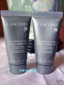 65 2 x Lancome~HIGH RESOLUTION COLLASER 5x~ 1 oz total  
