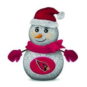   of 2 NFL Arizona Cardinals LED Lighted Christmas Snowman Figures 4
