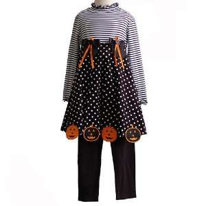 Bonnie Jean Baby Toddler Girls Clothes Halloween Black Dress set 3M 4T