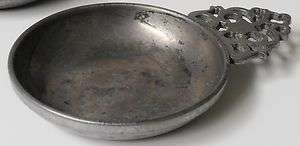 Vintage 1940s Small Stede Pewter Porringer with Horsehead Logo  