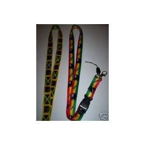  BOB MARLEY neck strap LANYARD key chain cell SET of TWO 