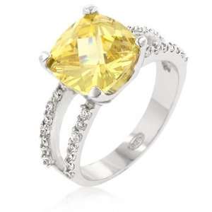  Pop Princess Engagement Ring in Canary Jewelry